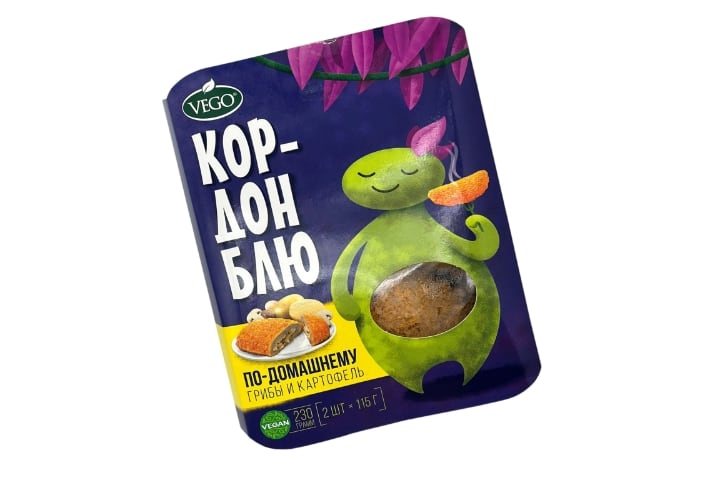 Кордон Блю по-домашнему с грибами и картофелем